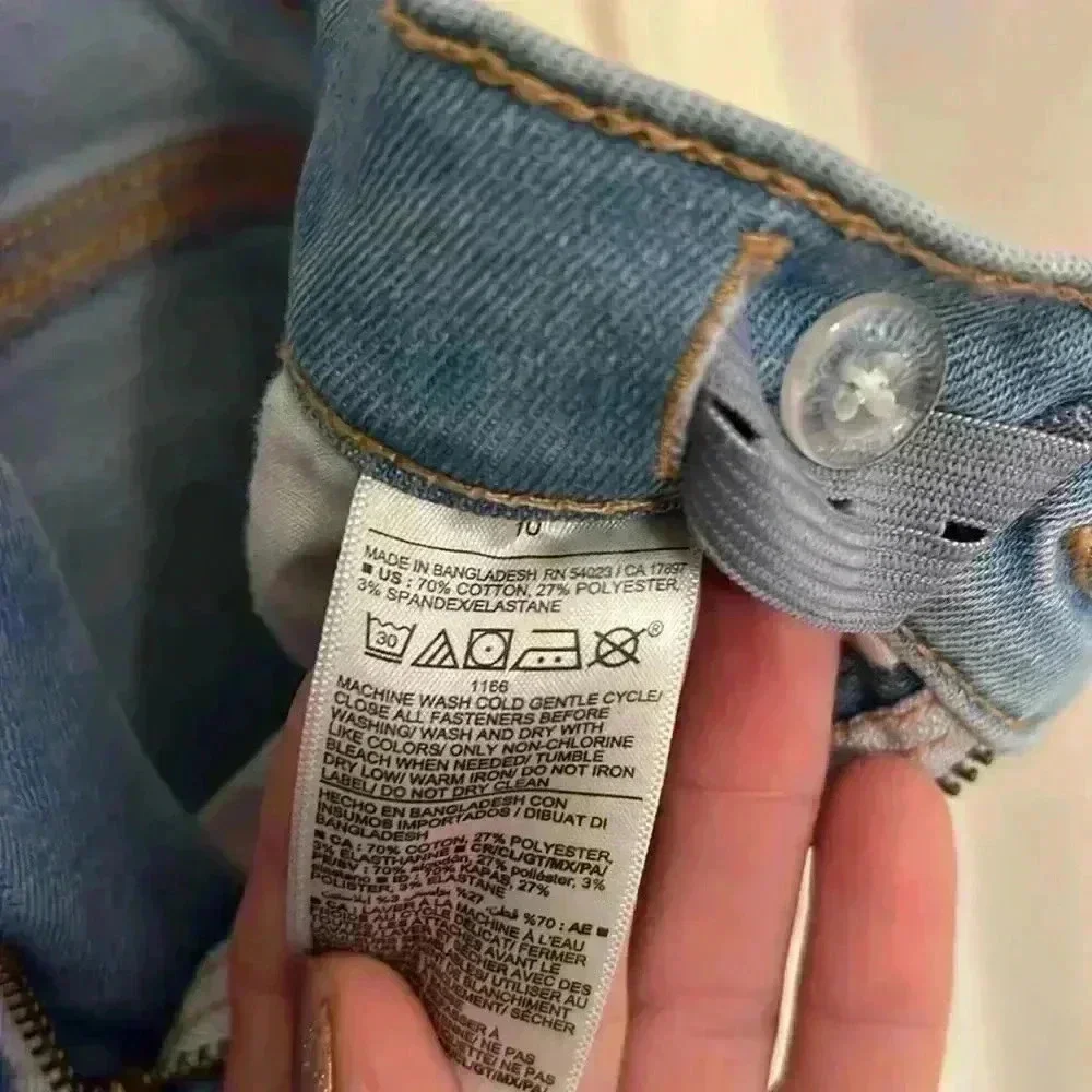 Girls Old Navy 360 Stretch Extra High-Rise RockStar Jeggings size 10.